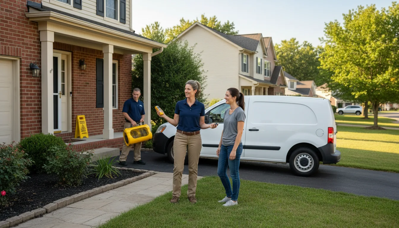 Residential water damage restoration in Marksville, LA